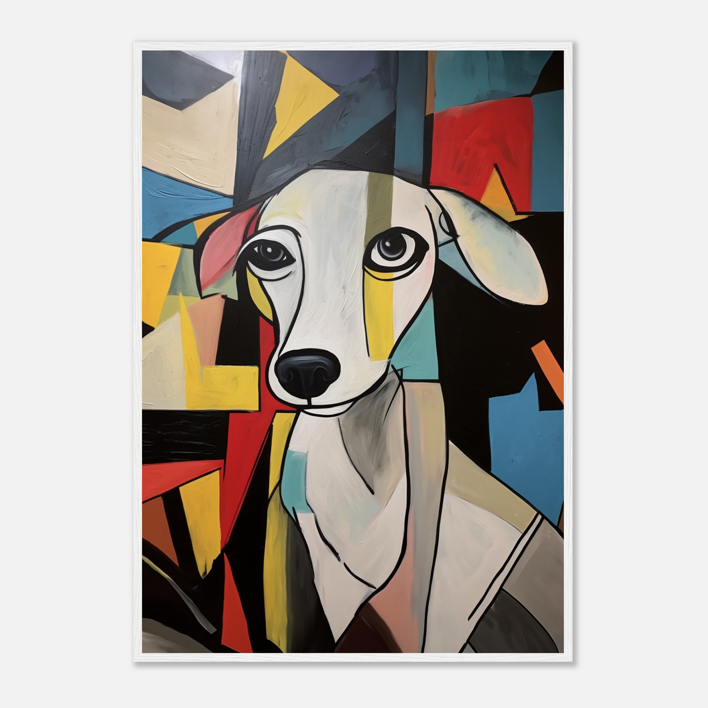 Personalized Modern Art Wooden Framed Poster