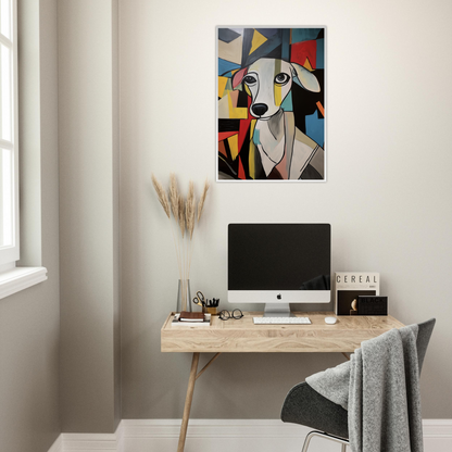 Personalized Modern Art Wooden Framed Poster