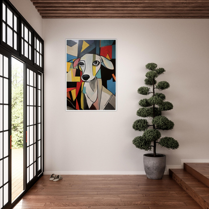 Personalized Modern Art Wooden Framed Poster