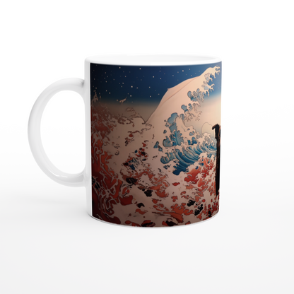 Personalized Japanese Wave Mug