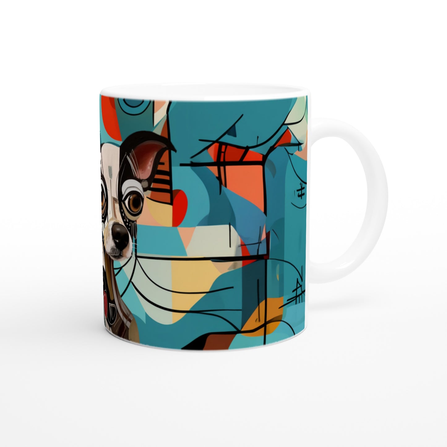 Personalized Modern Art Mug