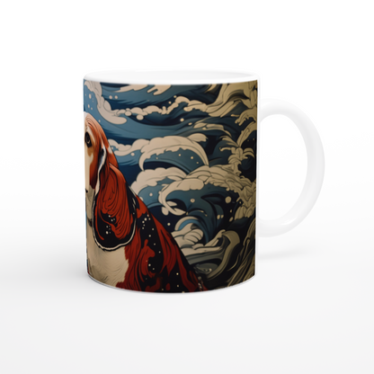 Personalized Japanese Wave Mug